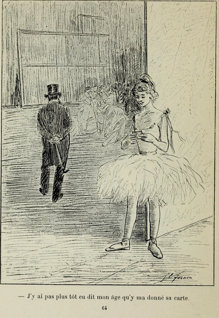 An illustration from La comedie parisienne : 188 dessins, 1904, leaf 73