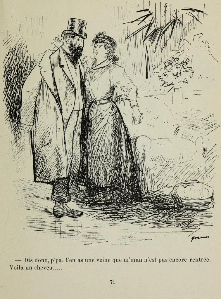 An illustration from La comedie parisienne : 188 dessins, 1904, leaf 80