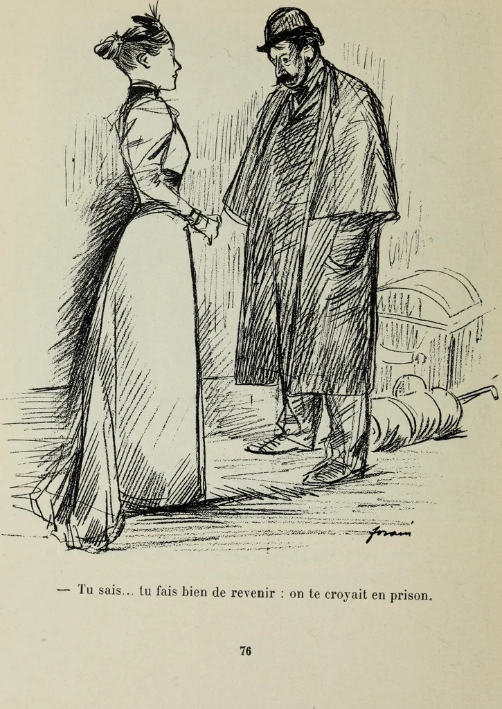 An illustration from La comedie parisienne : 188 dessins, 1904, leaf 85