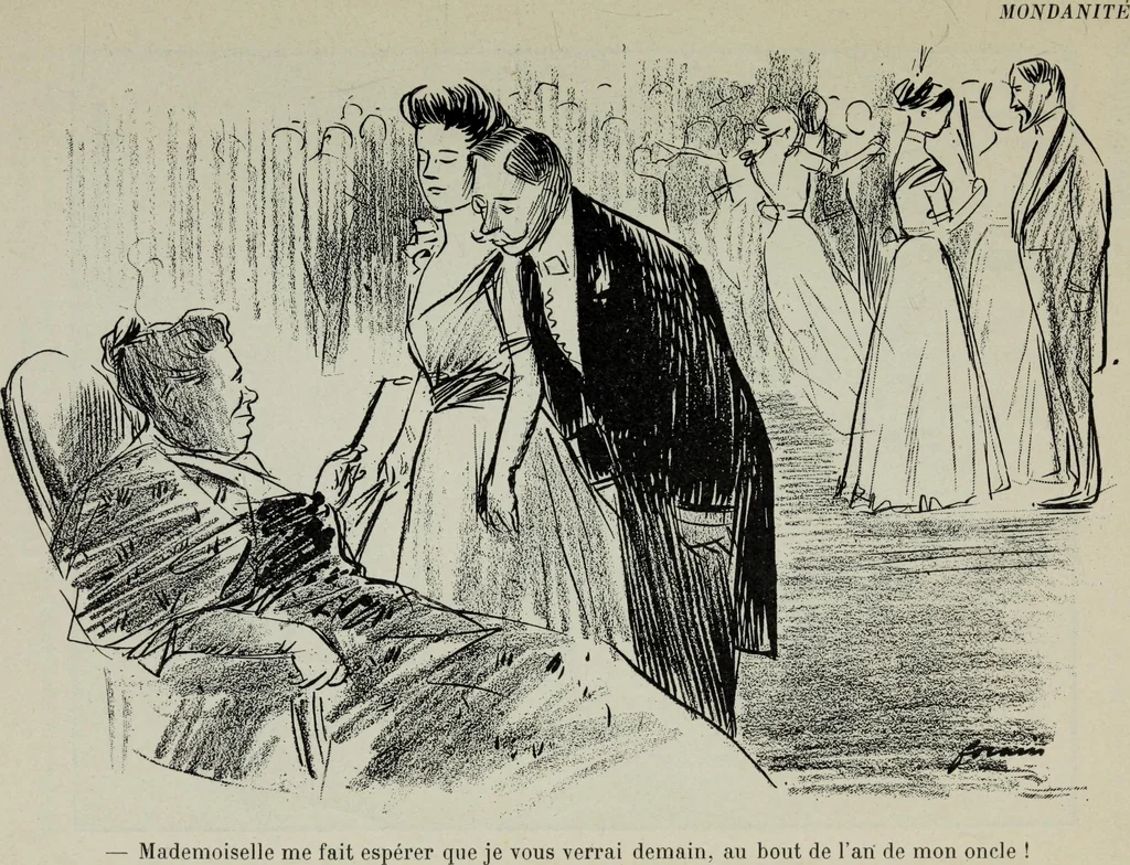 An illustration from La comedie parisienne : 188 dessins, 1904, leaf 86