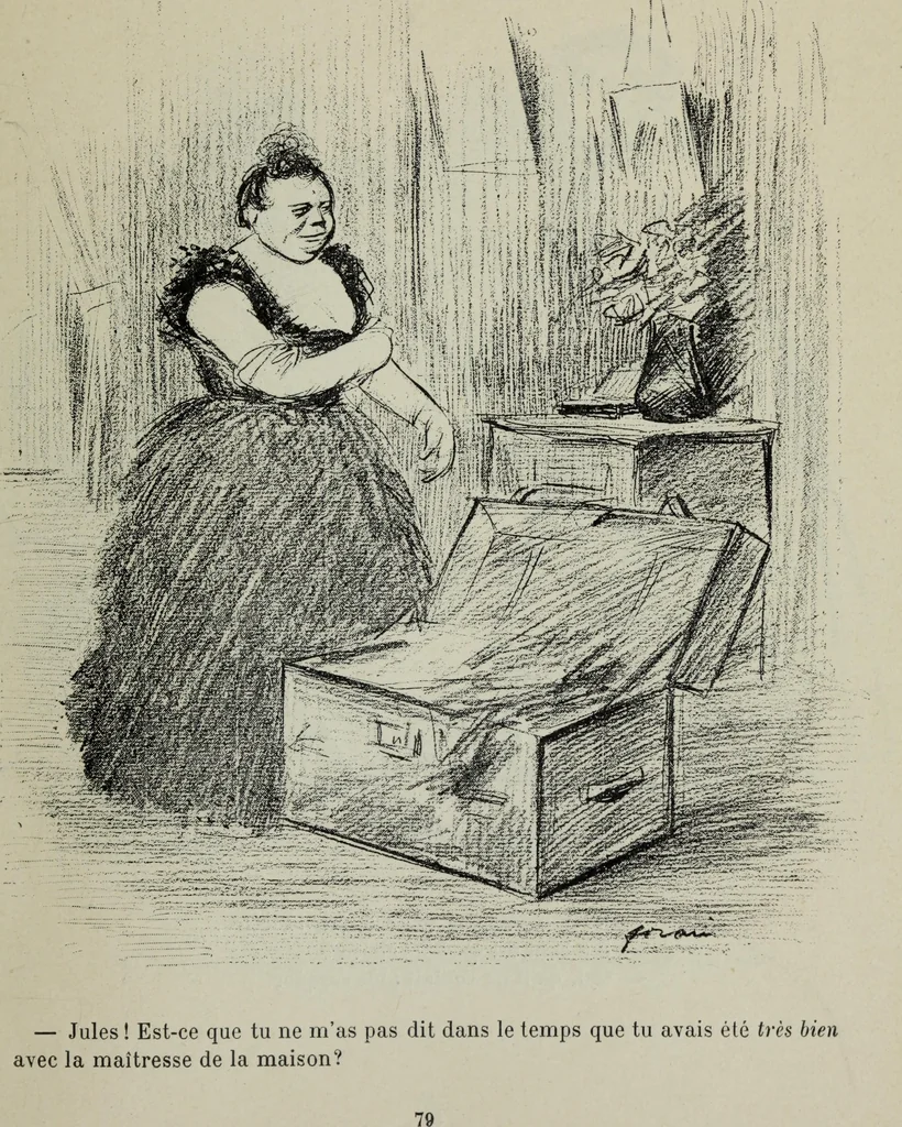 An illustration from La comedie parisienne : 188 dessins, 1904, leaf 88