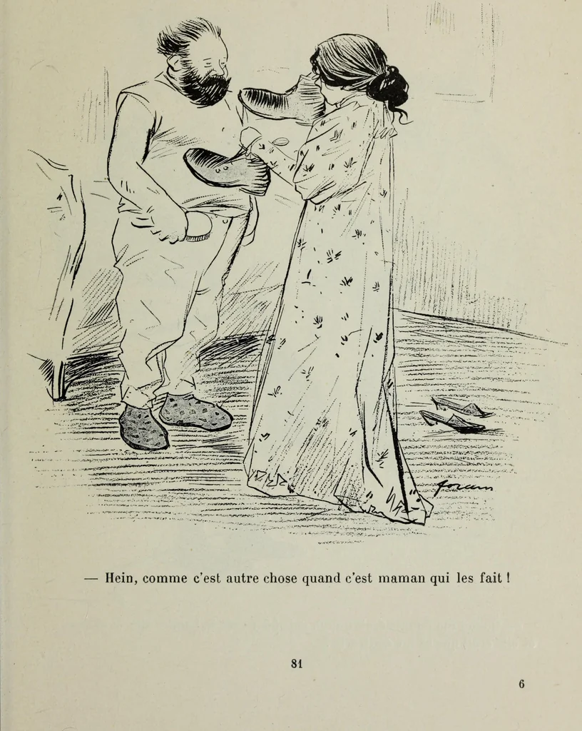 An illustration from La comedie parisienne : 188 dessins, 1904, leaf 90
