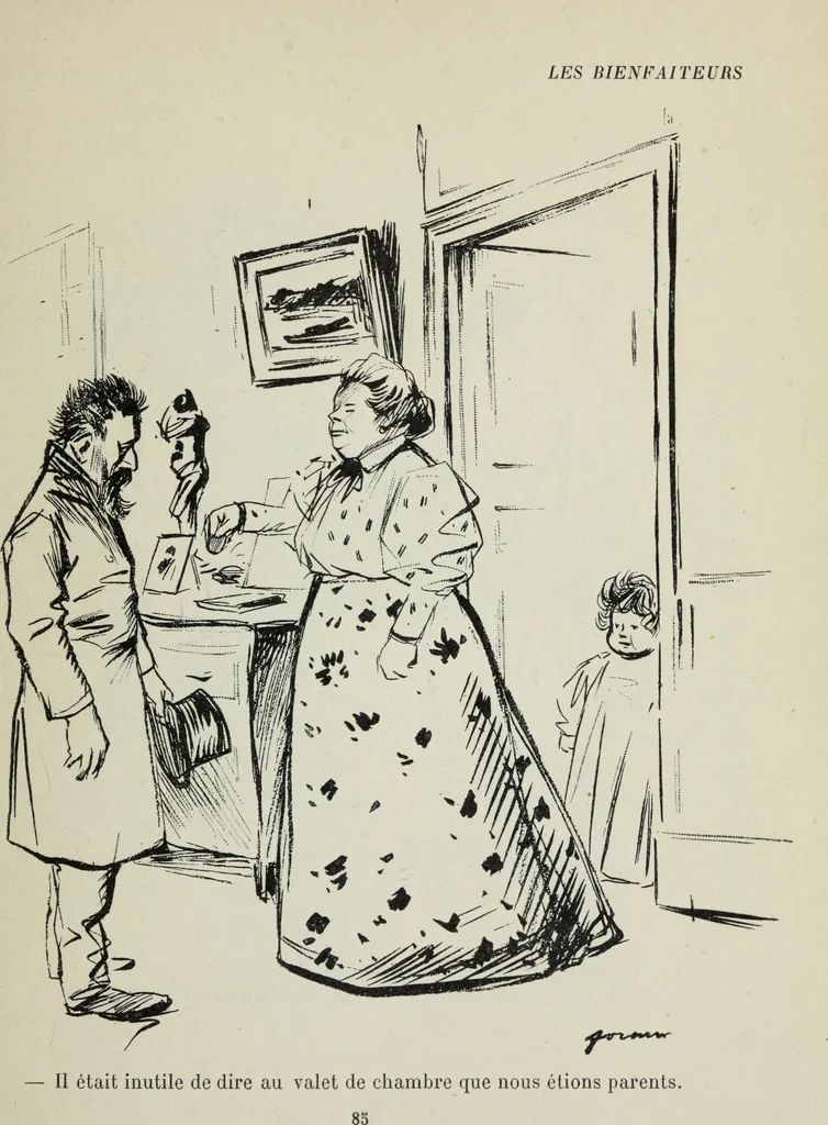 An illustration from La comedie parisienne : 188 dessins, 1904, leaf 94