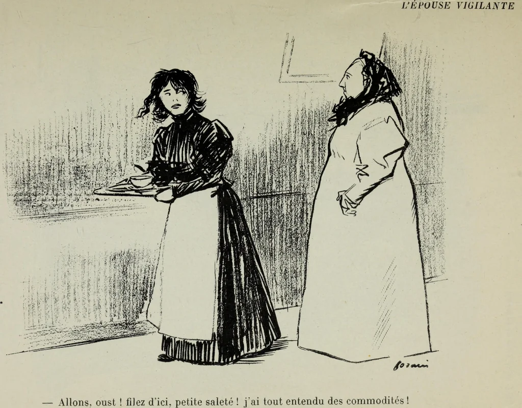 An illustration from La comedie parisienne : 188 dessins, 1904, leaf 96