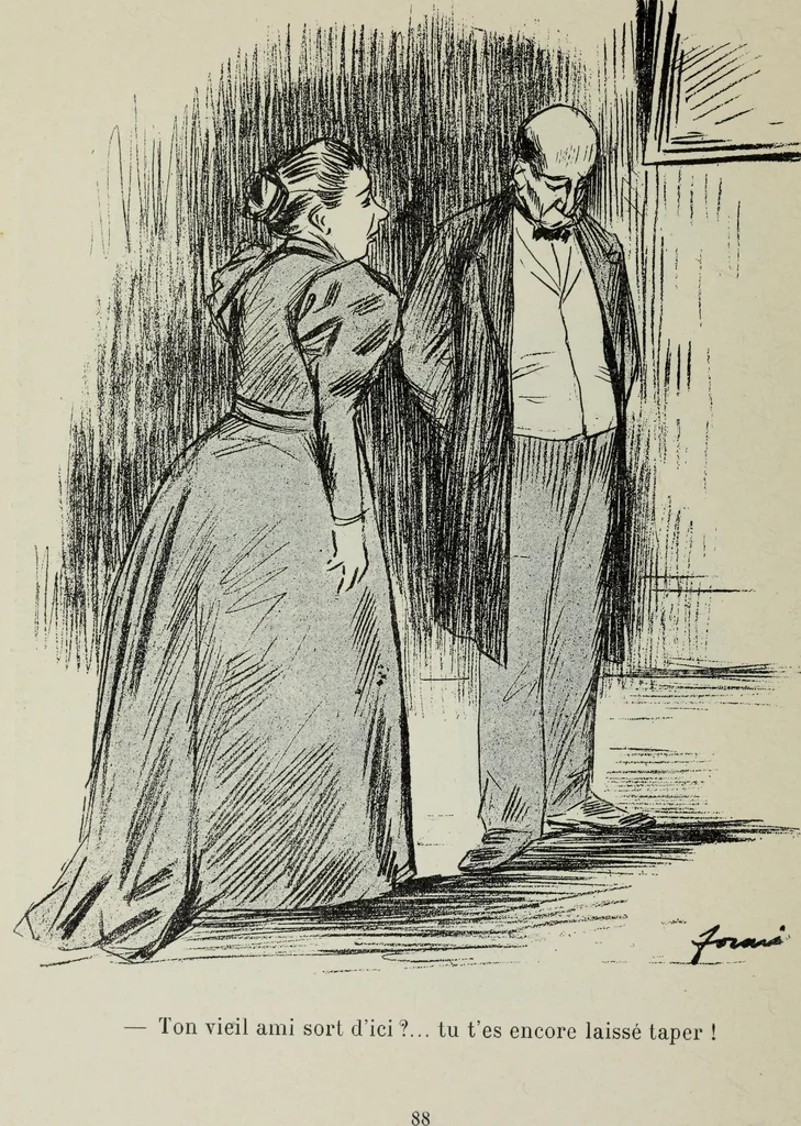 An illustration from La comedie parisienne : 188 dessins, 1904, leaf 97