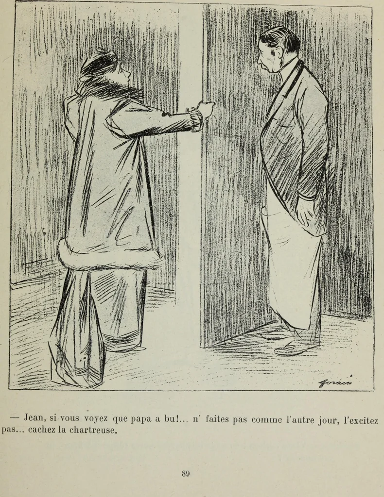 An illustration from La comedie parisienne : 188 dessins, 1904, leaf 98