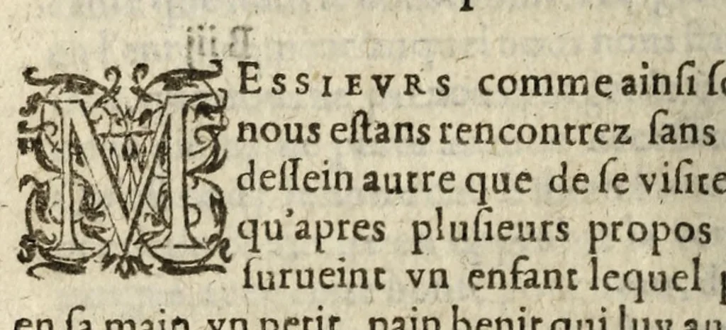 An illustration from La Conference de la religion pretenduë reformée, auec les textes formels de l'Escriture Saincte, & l'analogie de la foy touchant le S. Sácrement de l'Eucharistie ..., 1612, leaf 38