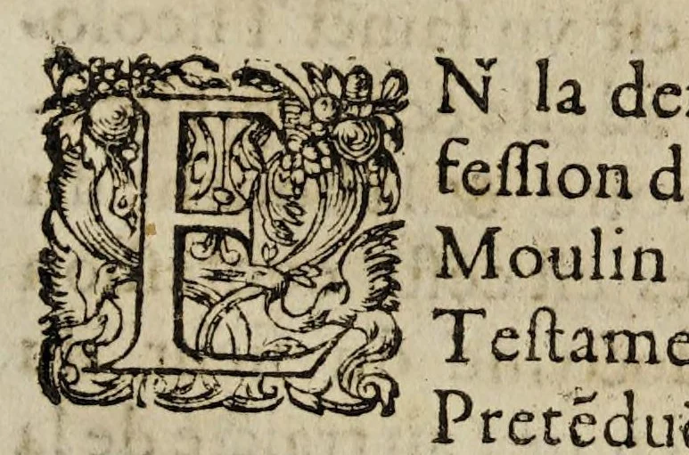 An illustration from La confession du Sieur du Moulin, ministre de Charanton. Contre la doctrine des ministres pretendus reformez., 1618, leaf 7