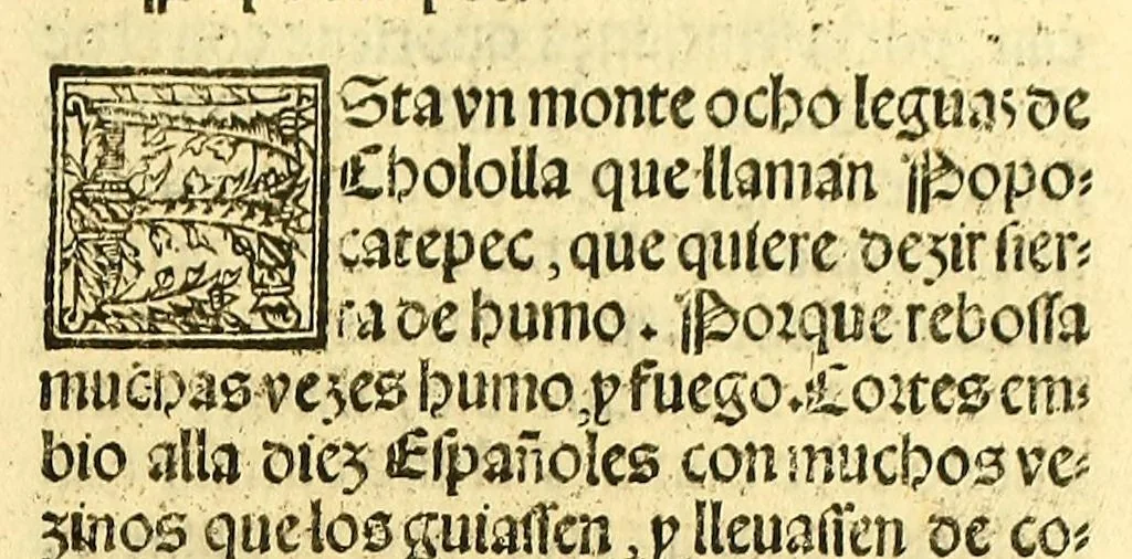 An illustration from La conquista de Mexico. 1552, 1553, leaf 79
