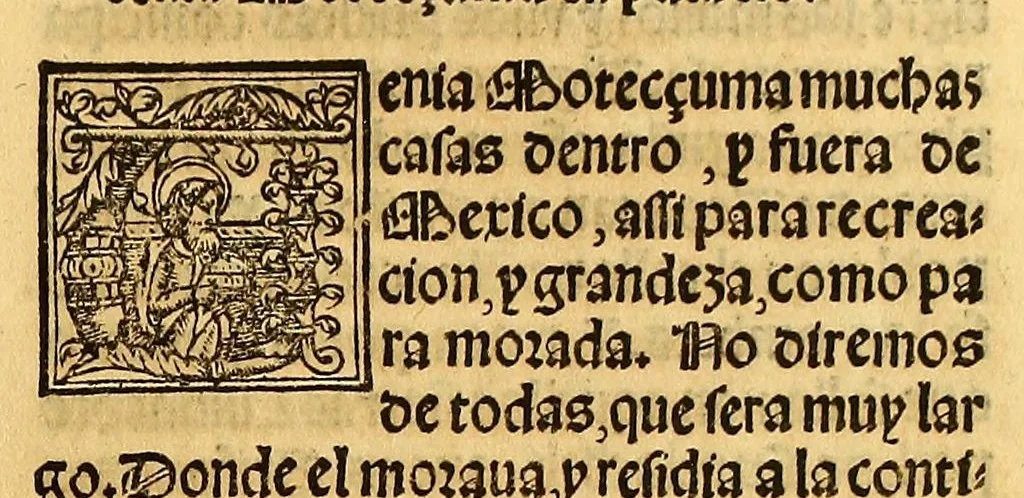 An illustration from La conquista de Mexico. 1552, 1553, leaf 89