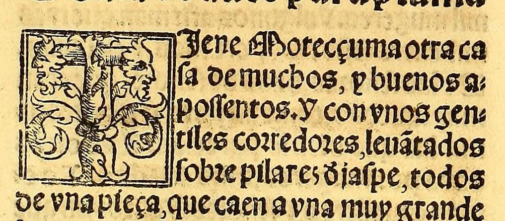An illustration from La conquista de Mexico. 1552, 1553, leaf 90