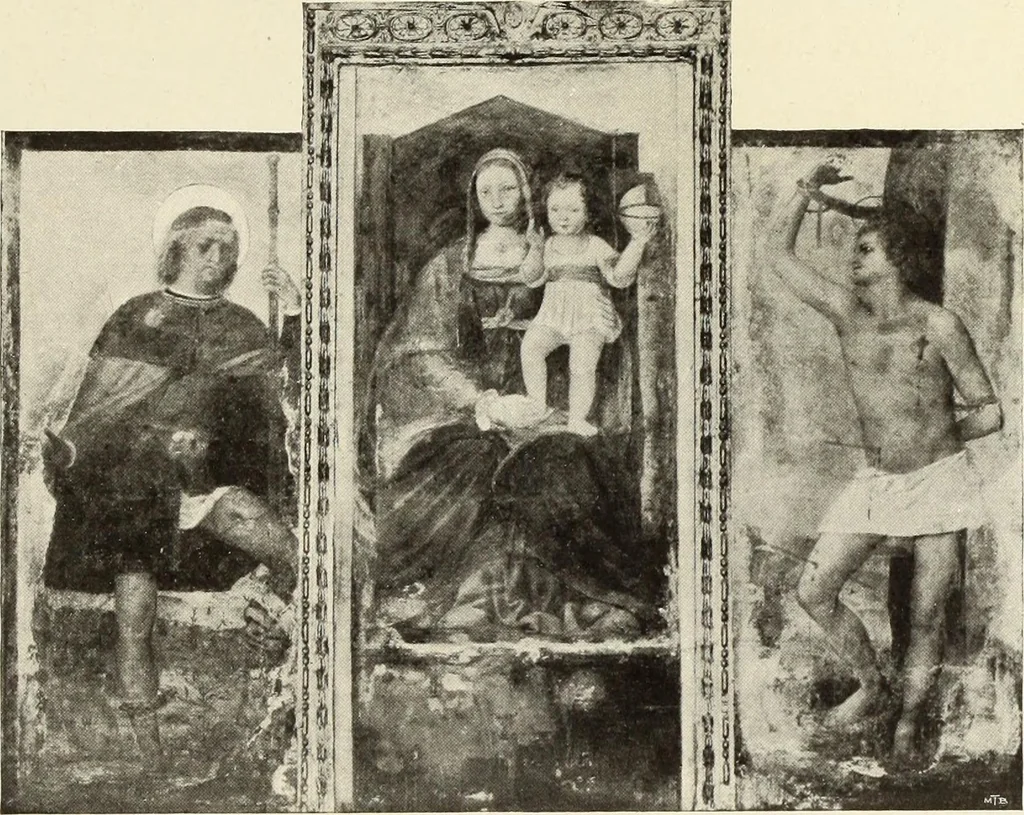 An illustration from La conservazione dei monumenti della Lombardia dal 1 luglio 1900 al 31 dicembre 1906, 1908, leaf 124