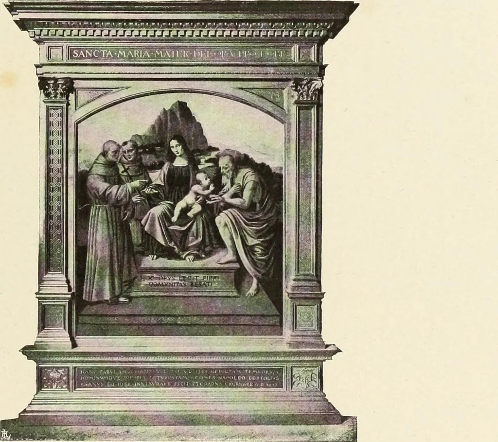 An illustration from La conservazione dei monumenti della Lombardia dal 1 luglio 1900 al 31 dicembre 1906, 1908, leaf 152