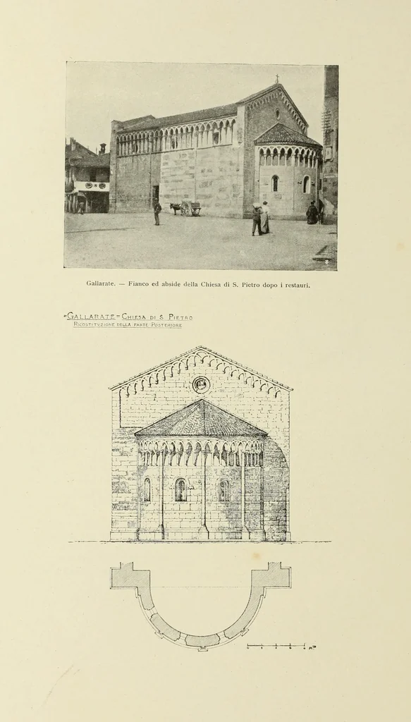 An illustration from La conservazione dei monumenti della Lombardia dal 1 luglio 1900 al 31 dicembre 1906, 1908, leaf 161