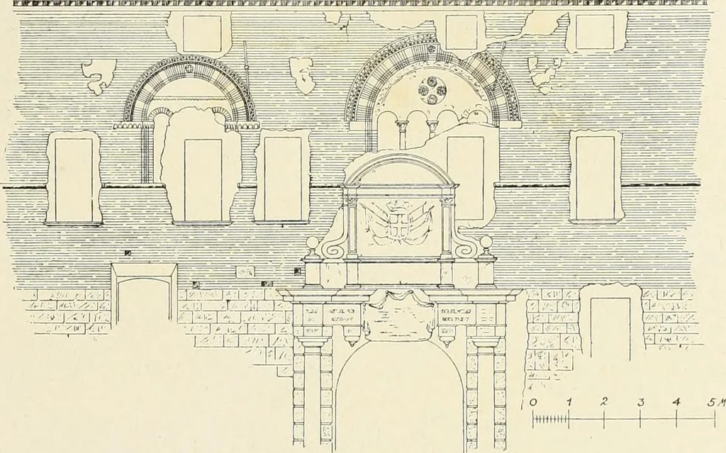 An illustration from La conservazione dei monumenti della Lombardia dal 1 luglio 1900 al 31 dicembre 1906, 1908, leaf 184