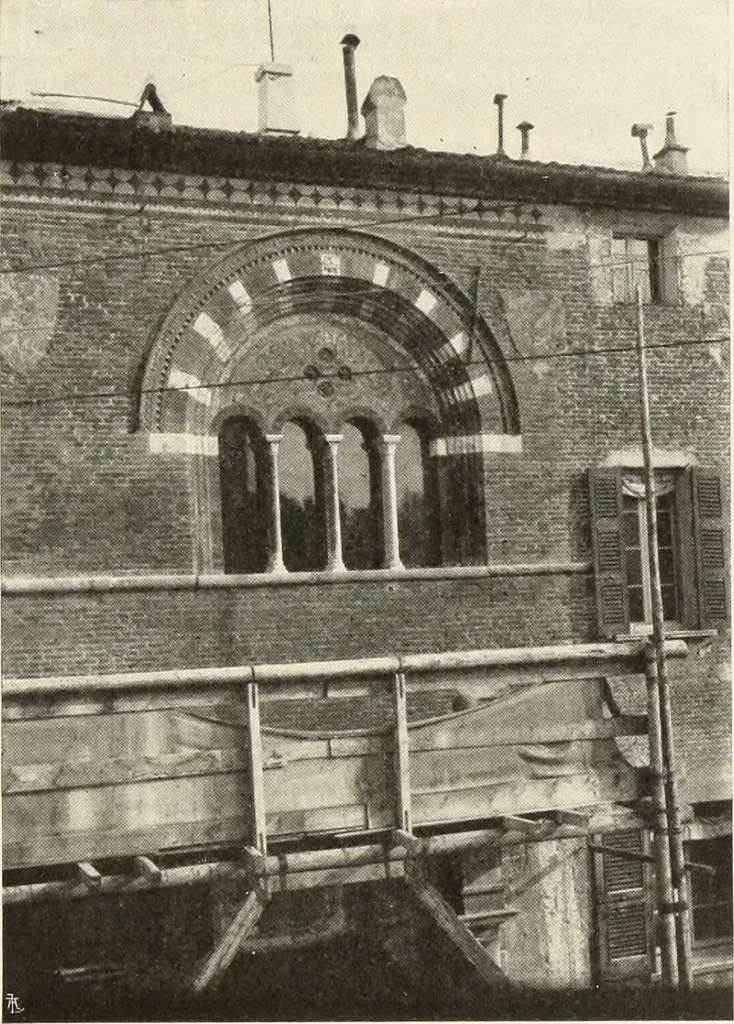 An illustration from La conservazione dei monumenti della Lombardia dal 1 luglio 1900 al 31 dicembre 1906, 1908, leaf 184