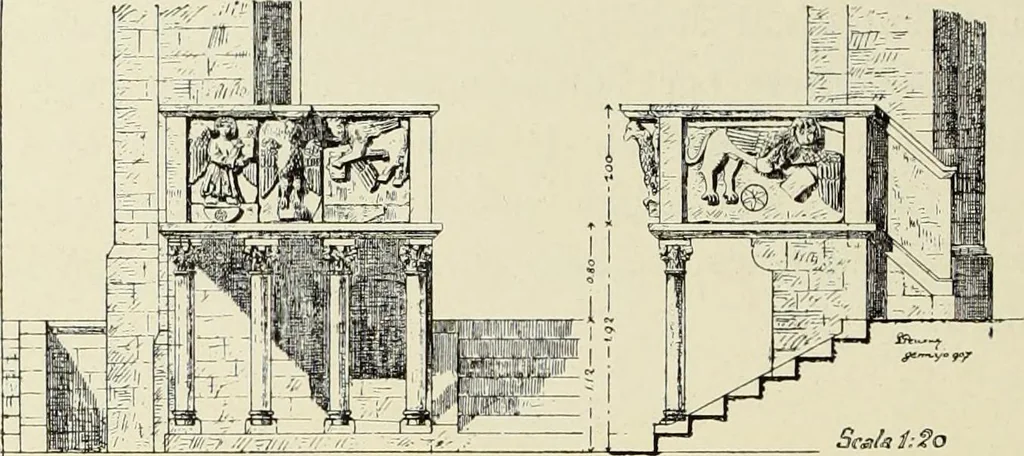 An illustration from La conservazione dei monumenti della Lombardia dal 1 luglio 1900 al 31 dicembre 1906, 1908, leaf 211
