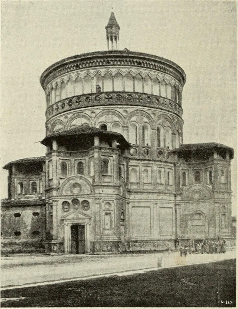 An illustration from La conservazione dei monumenti della Lombardia dal 1 luglio 1900 al 31 dicembre 1906, 1908, leaf 243