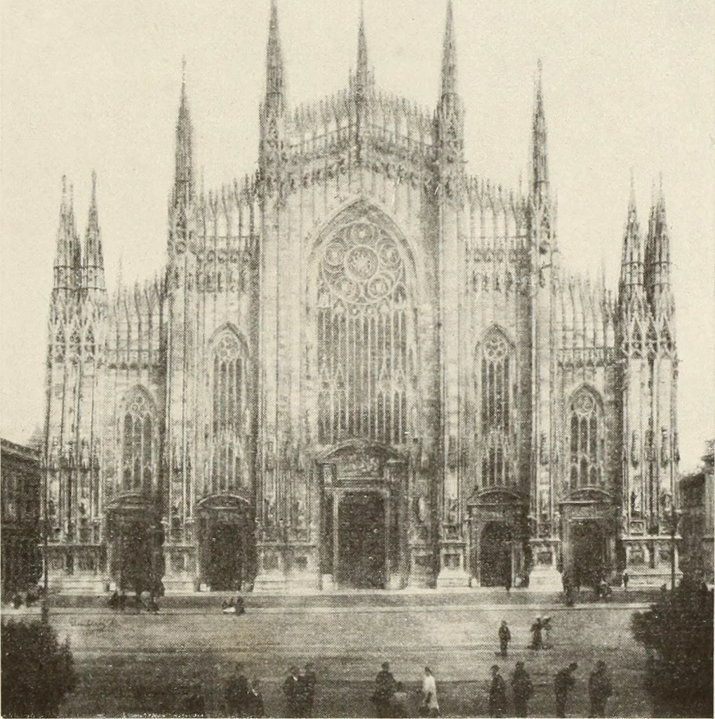 An illustration from La conservazione dei monumenti della Lombardia dal 1 luglio 1900 al 31 dicembre 1906, 1908, leaf 28