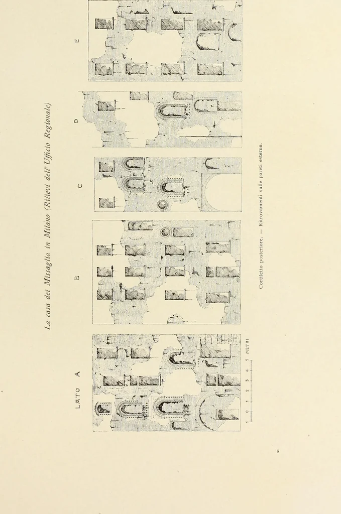 An illustration from La conservazione dei monumenti della Lombardia dal 1 luglio 1900 al 31 dicembre 1906, 1908, leaf 80