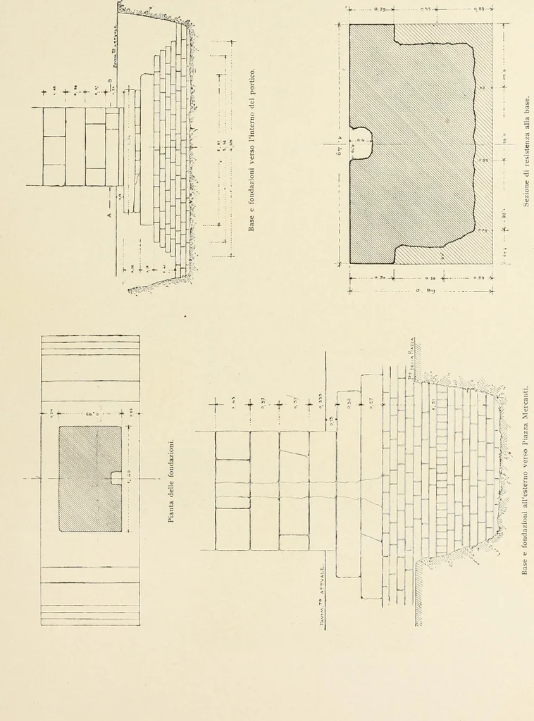 An illustration from La conservazione dei monumenti della Lombardia dal 1 luglio 1900 al 31 dicembre 1906, 1908, leaf 86