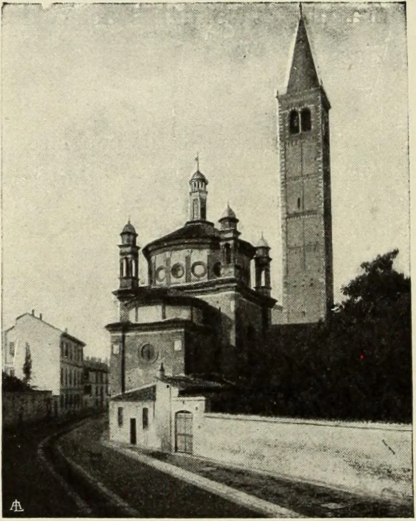 An illustration from La conservazione dei monumenti della Lombardia dal 1 luglio 1900 al 31 dicembre 1906, 1908, leaf 95