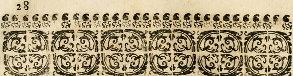 An illustration from La coronatione della miracolosissima imagine di Maria Vergine detta del Sasso, nella chiesa di S. Agostino di Lucca : con una breve narratione della solenne festa fatta nella medesima chiesa per la canonizatione di S. Gio. da S. Facondo e la vita elogiastica dell' istesso santo, 1693, leaf 33