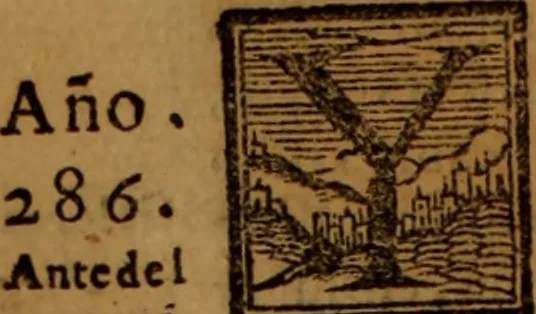 An illustration from La coronica general de España, 1574, leaf 273