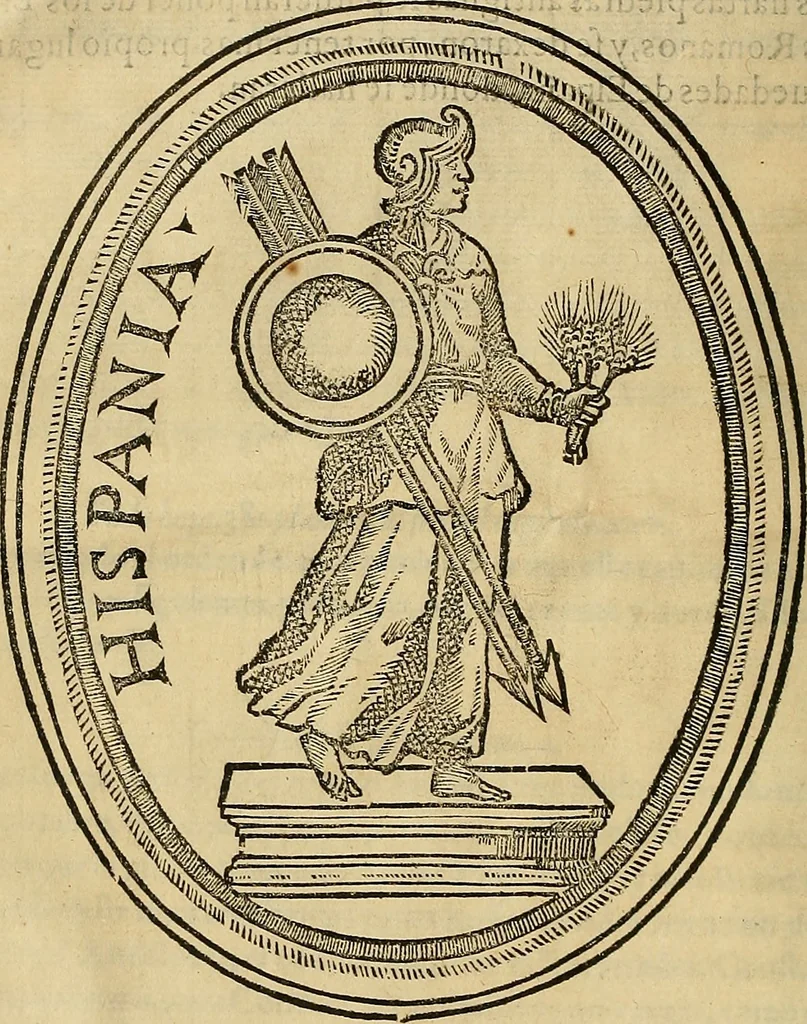 An illustration from La coronica general de España, 1574, leaf 15