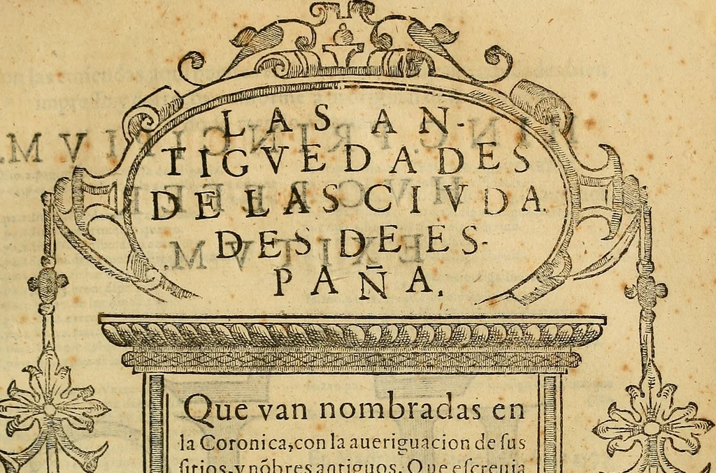An illustration from La coronica general de España, 1574, leaf 516