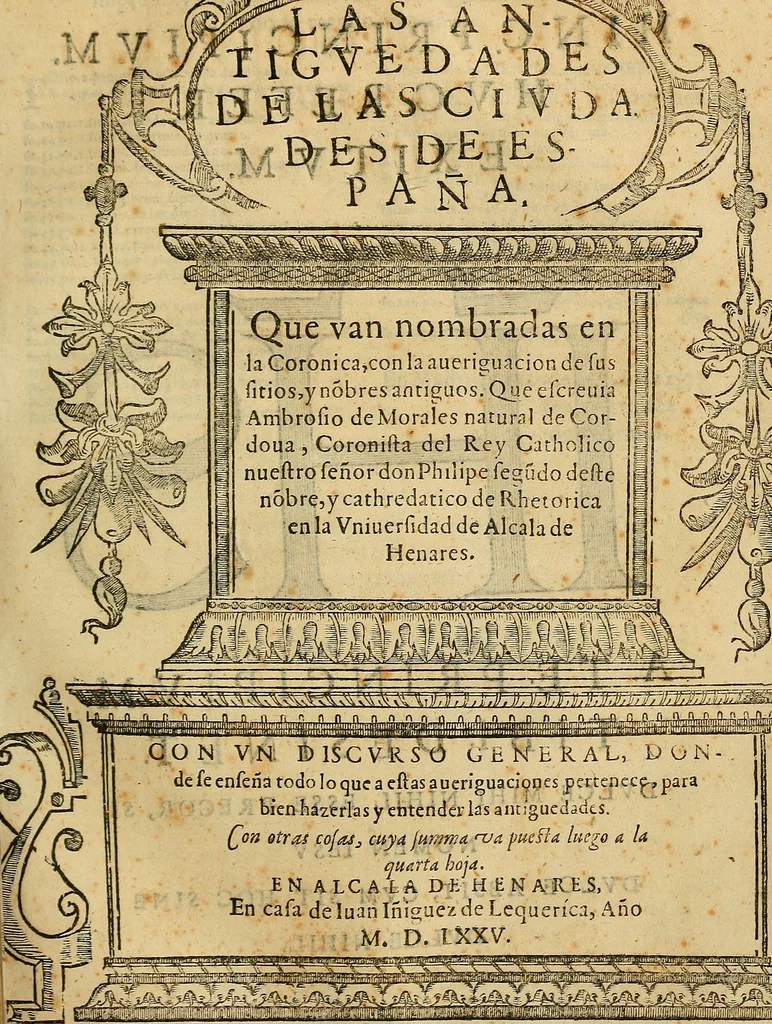 An illustration from La coronica general de España, 1574, leaf 516