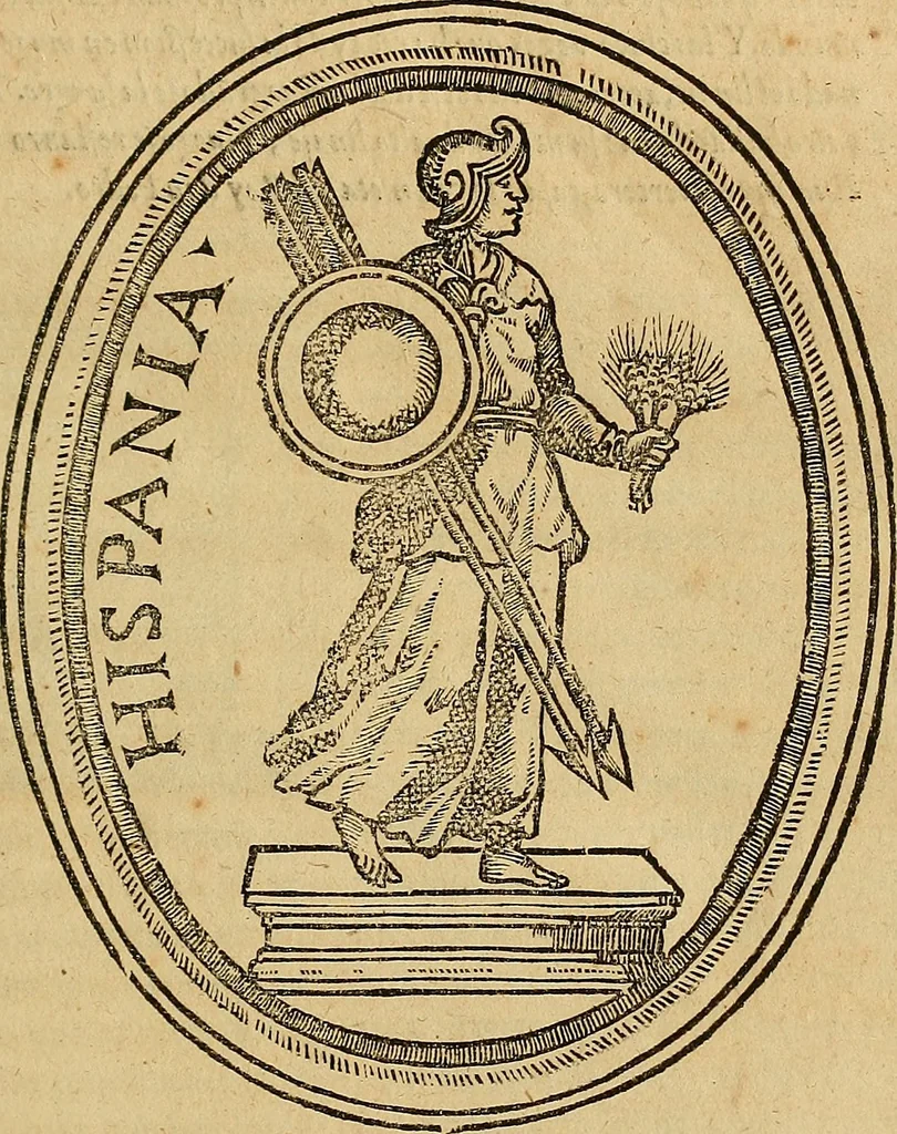 An illustration from La coronica general de España, 1574, leaf 54