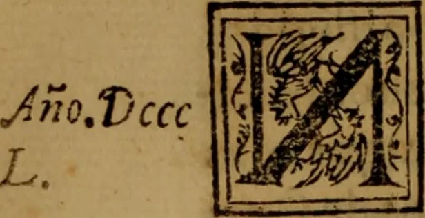An illustration from La coronica general de España, 1574, leaf 221