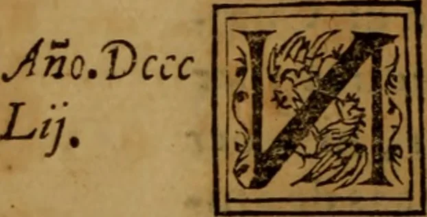 An illustration from La coronica general de España, 1574, leaf 239