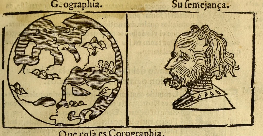 An illustration from La cosmographia de Pedro Apiano,, 1575, leaf 11