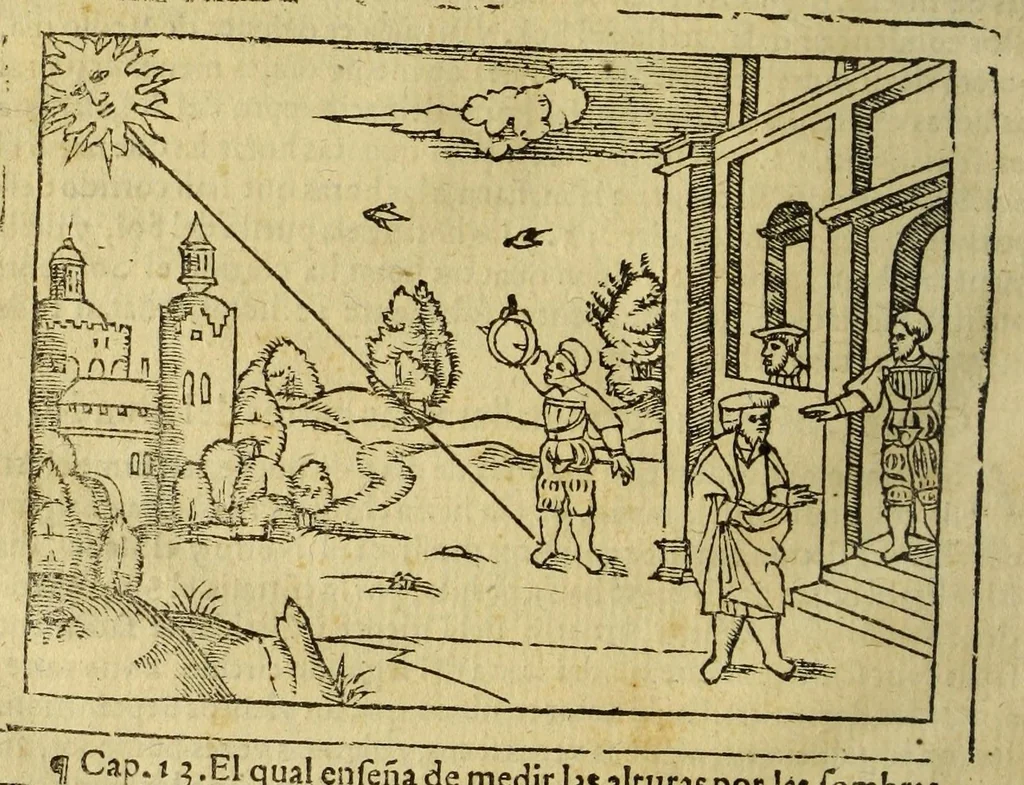 An illustration from La cosmographia de Pedro Apiano,, 1575, leaf 142