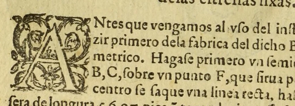 An illustration from La cosmographia de Pedro Apiano,, 1575, leaf 34