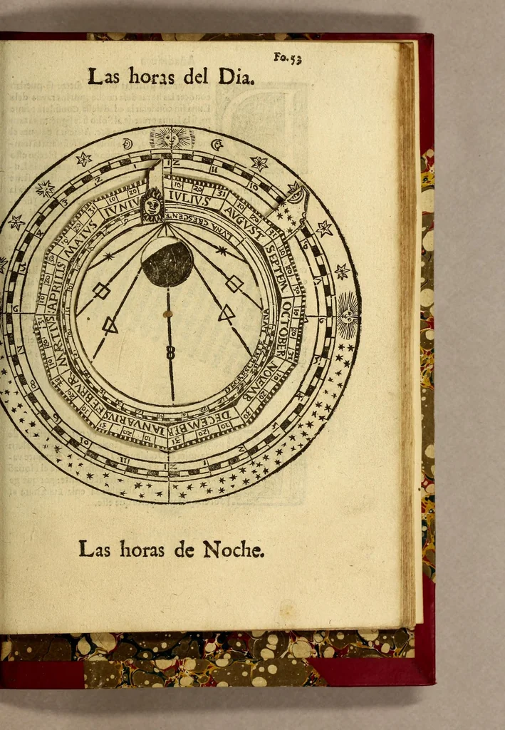 An illustration from La cosmographia de Pedro Apiano,, 1575, leaf 119