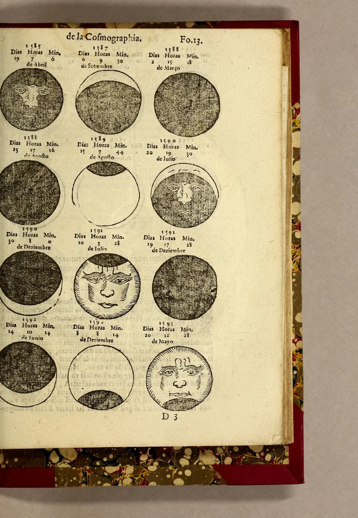 An illustration from La cosmographia de Pedro Apiano,, 1575, leaf 37