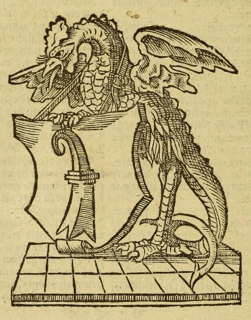 An illustration from La cosmographie de Pierre Apian, libure tresutile, traictant de toutes les regions [et] pays du monde par artifice astronomicque, nouuellement traduict de latin en françois. ; Et par Gemma Frison ... corrige. Auecq[ue] aultres libures du mesme Gemma Fr. appartenantz audict artifice, com[m]e la page ensuyuante la declaire, 1544, leaf 134