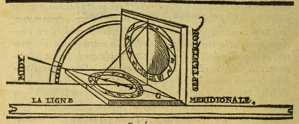 An illustration from La cosmographie de Pierre Apian, ... traictant de toutes les regions, pais, villes, [et] citez du monde, par artifice astronomique,, 1551, leaf 56