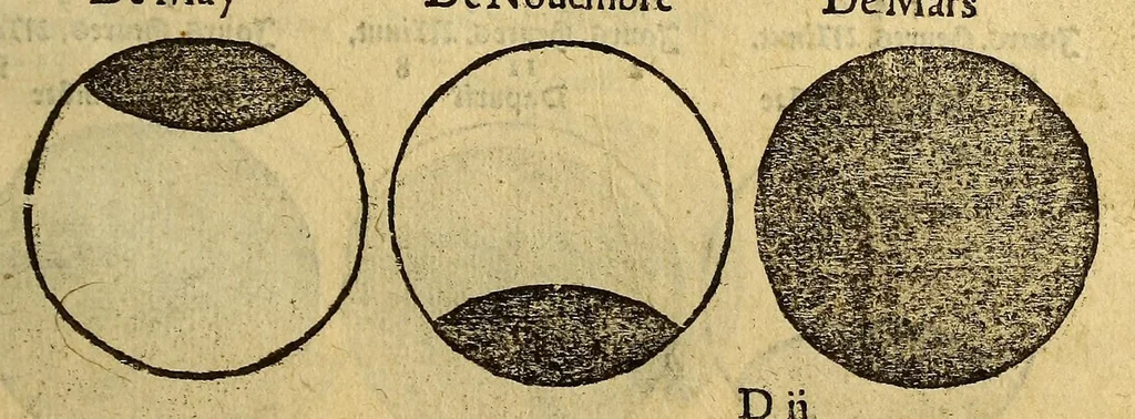 An illustration from La cosmographie de Pierre Apian, libure tresutile, traictant de toutes les regions [et] pays du monde par artifice astronomicque, nouuelleme[n]t traduict de latin en francois. ; Et par Gemma Frison ... corrige. Auecq[ue] aultres libures du mesme Gemma Fr. appartenantz audict artifice, co[m]me la page ensuyuante la declaire, 1544, leaf 31