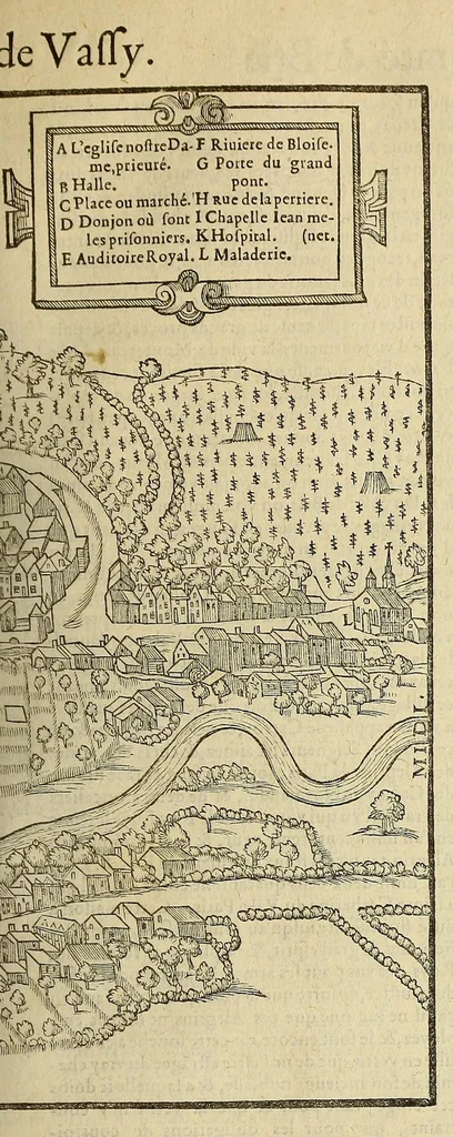 An illustration from La cosmographie vniuerselle de tout le monde. : En laquelle, suiuant les auteurs plus dignes de foy, sont au vray descriptes toutes les parties habitables, & non habitables de la terre, & de la mer, leurs assiettes & choses qu'elles produisent ... auec plusieurs autres choses, le sommaire desquelles se void en la page suiuante., 1575, leaf 367