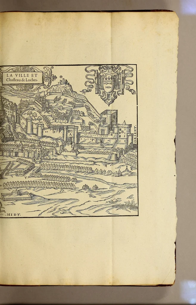 An illustration from La cosmographie vniuerselle de tout le monde. : En laquelle, suiuant les auteurs plus dignes de foy, sont au vray descriptes toutes les parties habitables, & non habitables de la terre, & de la mer, leurs assiettes & choses qu'elles produisent ... auec plusieurs autres choses, le sommaire desquelles se void en la page suiuante., 1575, leaf 439