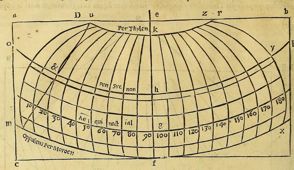 An illustration from La cosmographie vniuerselle de tout le monde. : En laquelle, suiuant les auteurs plus dignes de foy, sont au vray descriptes toutes les parties habitables, & non habitables de la terre, & de la mer, leurs assiettes & choses qu'elles produisent ... auec plusieurs autres choses, le sommaire desquelles se void en la page suiuante., 1575, leaf 84