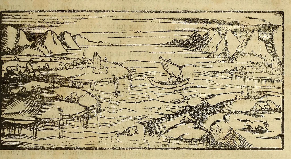 An illustration from La cosmographie vniuerselle, contenant la situation de toutes les parties du monde, auec leurs proprietez & appartenances. : La description des pays & regions diceluy ..., 1568, leaf 1203
