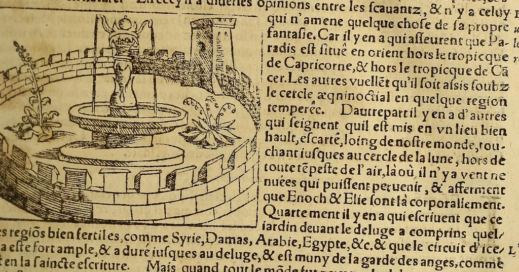 An illustration from La cosmographie vniuerselle, contenant la situation de toutes les parties du monde, auec leurs proprietez & appartenances. : La description des pays & regions diceluy ..., 1568, leaf 131