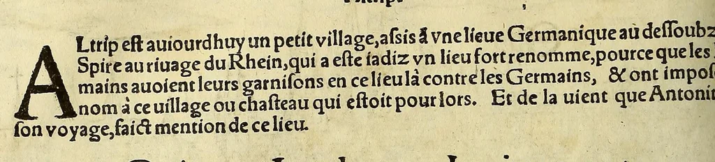 An illustration from La cosmographie vniuerselle, contenant la situation de toutes les parties du monde, auec leurs proprietez & appartenances. : La description des pays & regions diceluy ..., 1568, leaf 664
