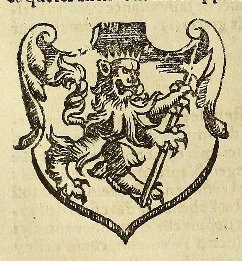 An illustration from La cosmographie vniuerselle, contenant la situation de toutes les parties du monde, auec leurs proprietez & appartenances. : La description des pays & regions diceluy ..., 1568, leaf 802