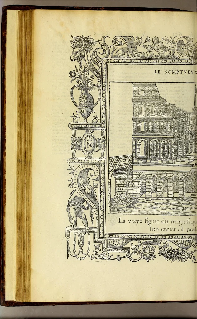 An illustration from La cosmographie vniuerselle de tout le monde. : En laquelle, suiuant les auteurs plus dignes de foy, sont au vray descriptes toutes les parties habitables, & non habitables de la terre, & de la mer, leurs assiettes & choses qu'elles produisent ... auec plusieurs autres choses, le sommaire desquelles se void en la page suiuante., 1575, leaf 162